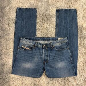 Diesel Men's Safado Blue Straight-Leg Denim Jeans